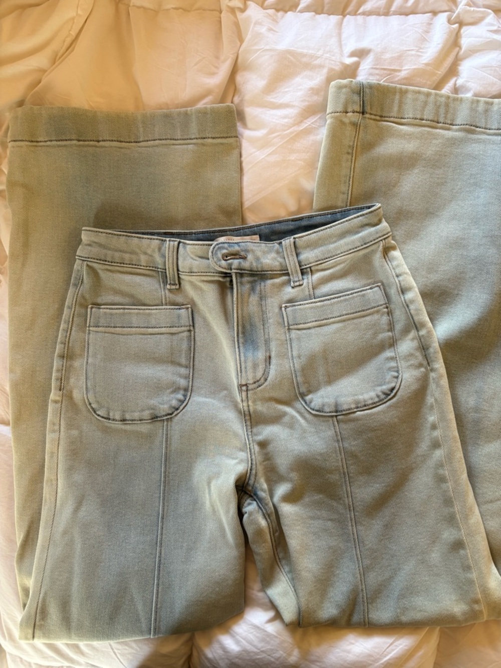 LC Lauren Conrad Light Blue Flare Jeans